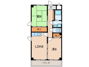 エスト・ヴァレ瑞ケ丘の物件間取画像